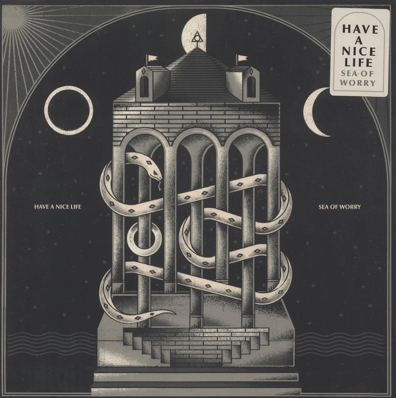 Have A Nice Life Sea Of Worry - Green & Aqua Blue Colour-In-Colour Vinyl US Vinyl LP