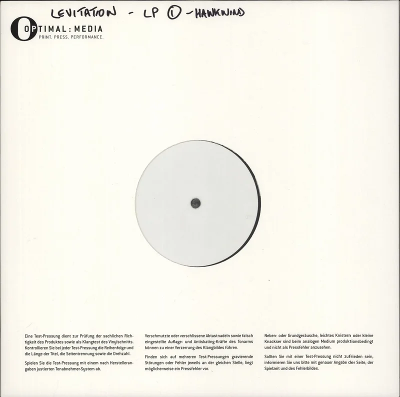 Hawkwind Levitation - Test Pressing UK 2-LP vinyl set
