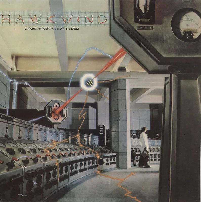 Hawkwind Quark Strangeness And Charm - 1st - EX UK Vinyl LP