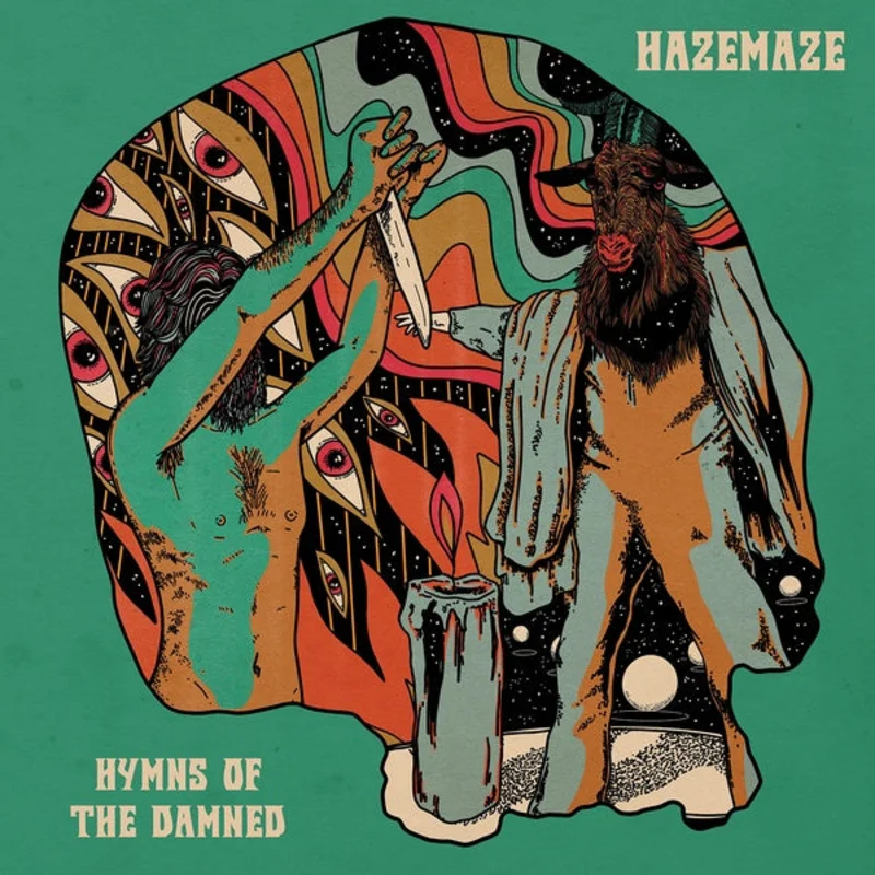 HAZEMAZE Hymns Of The Damned (Red Splatter Transparent Vinyl)