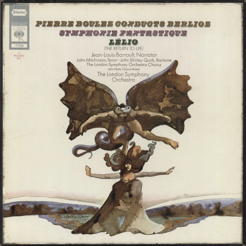 Hector Berlioz Pierre Boulez Conducts Berlioz: Symphonie Fantastique; Llio (The Return Of Life) UK Vinyl box set