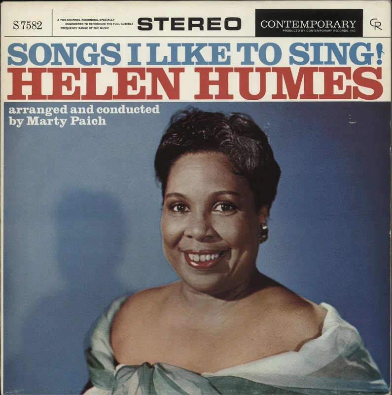 Helen Humes Songs I Like To Sing US Vinyl LP