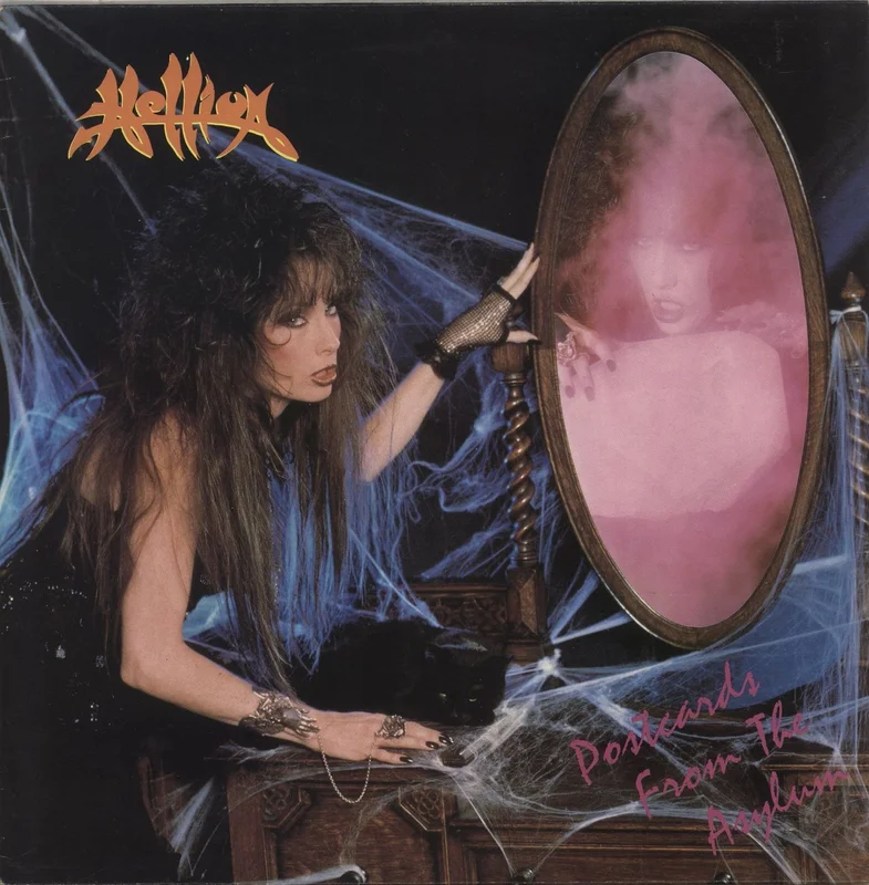 Hellion Postcards From The Asylum EP UK 12" vinyl
