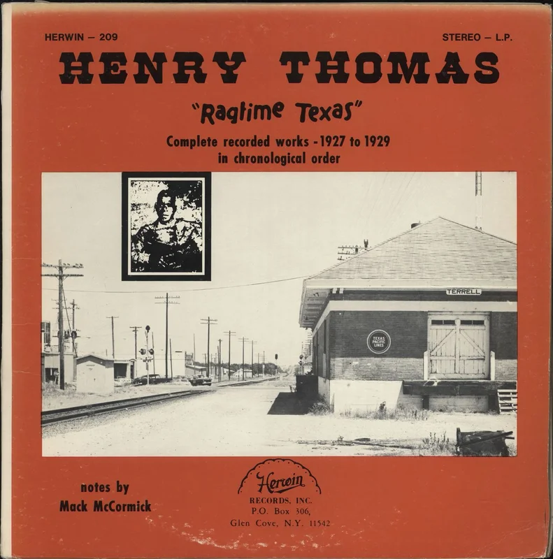 Henry Thomas "Ragtime Texas" Complete Recorded Works - 1927-29 In Chronological Order US 2-LP vinyl set
