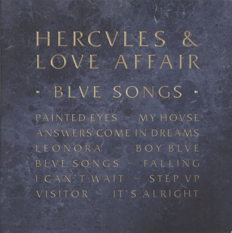 Hercules And Love Affair Blue Songs UK Vinyl LP