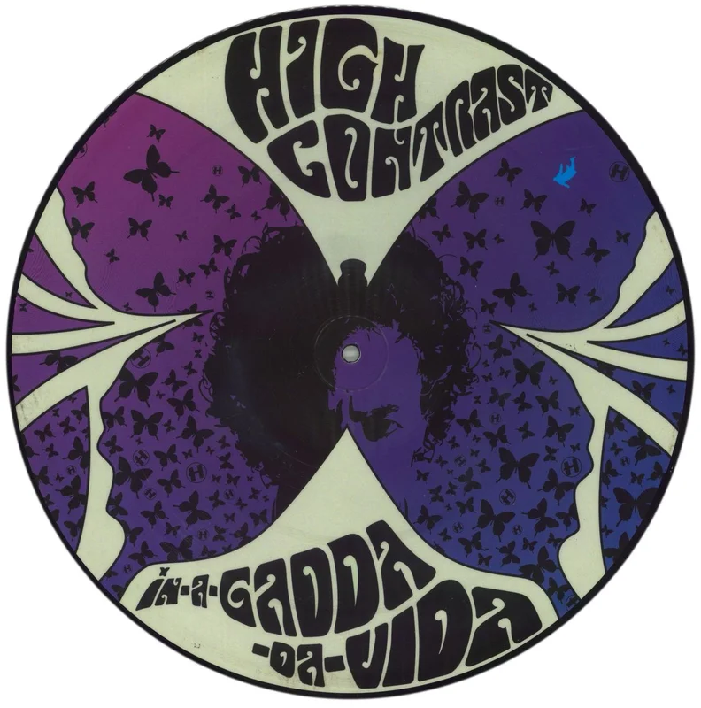 High Contrast In-A-Gadda-Da-Vida / Everything's Different (Calibre Remix) UK 12" picture disc