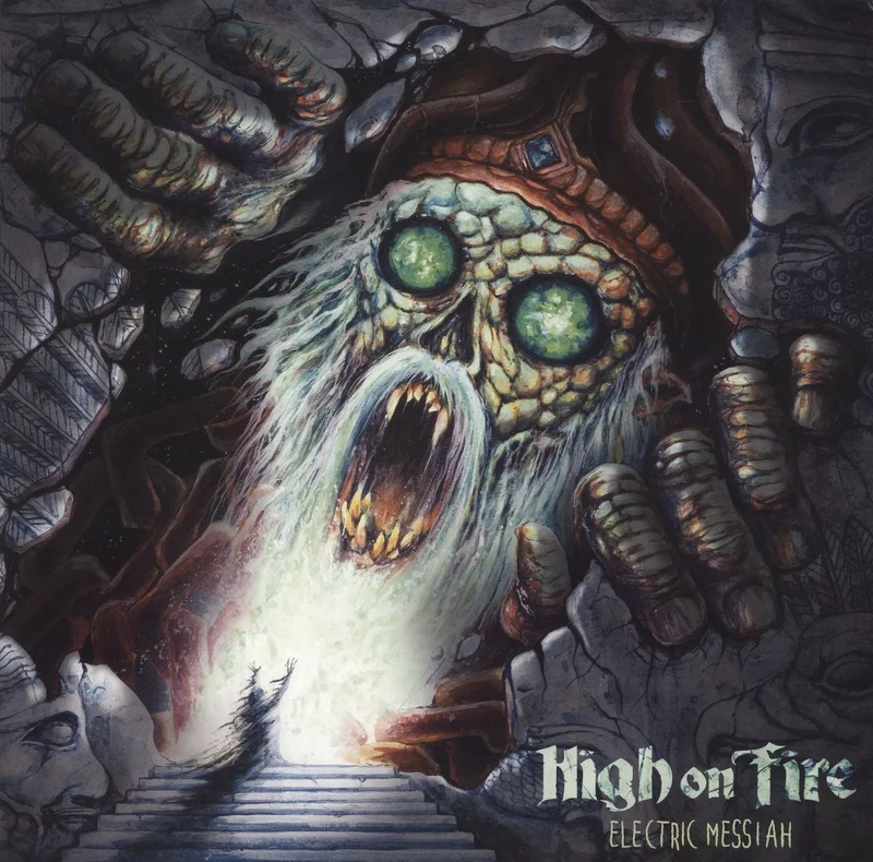 High On Fire Electric Messiah - 180 Gram Red & Purple Split Vinyl UK 2-LP vinyl set