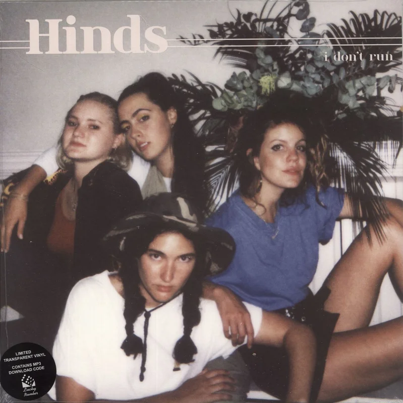 Hinds I Don't Run - Clear Vinyl - Sealed UK Vinyl LP