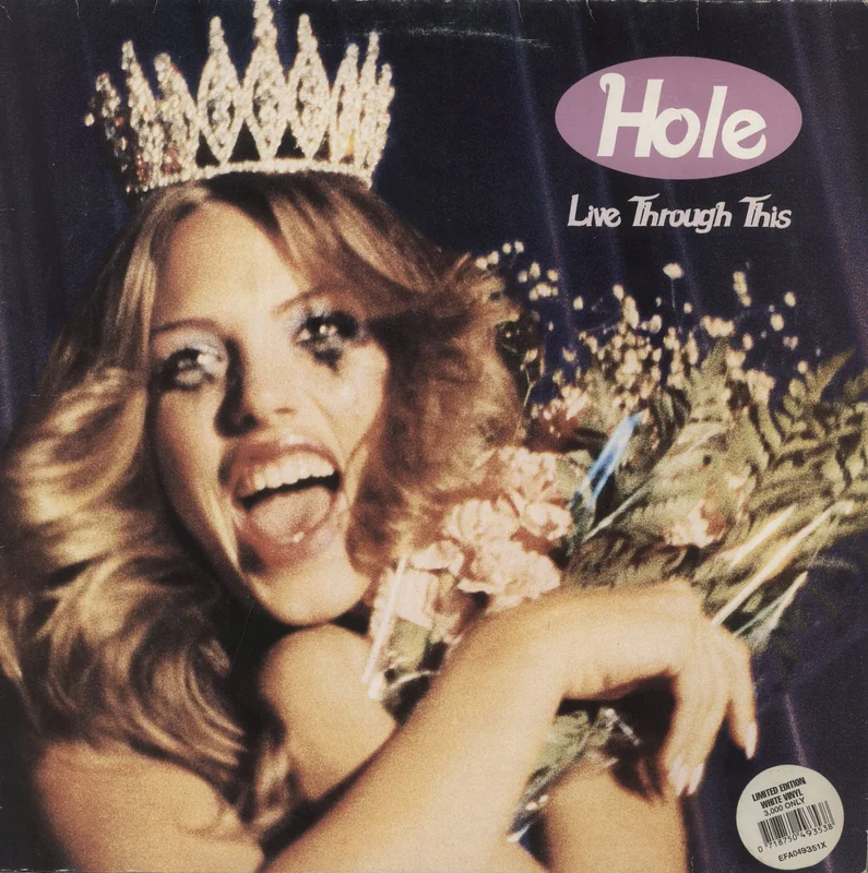 Hole Live Through This - White Vinyl - VG/EX German Vinyl LP
