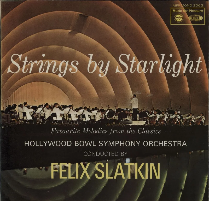 Hollywood Bowl Orchestra Strings By Starlight UK Vinyl LP