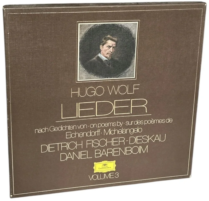 Hugo Wolf Wolf: Lieder (Nach Gedichten Von Eichendorff Michelangelo) - Volume 3 UK 3-LP vinyl set