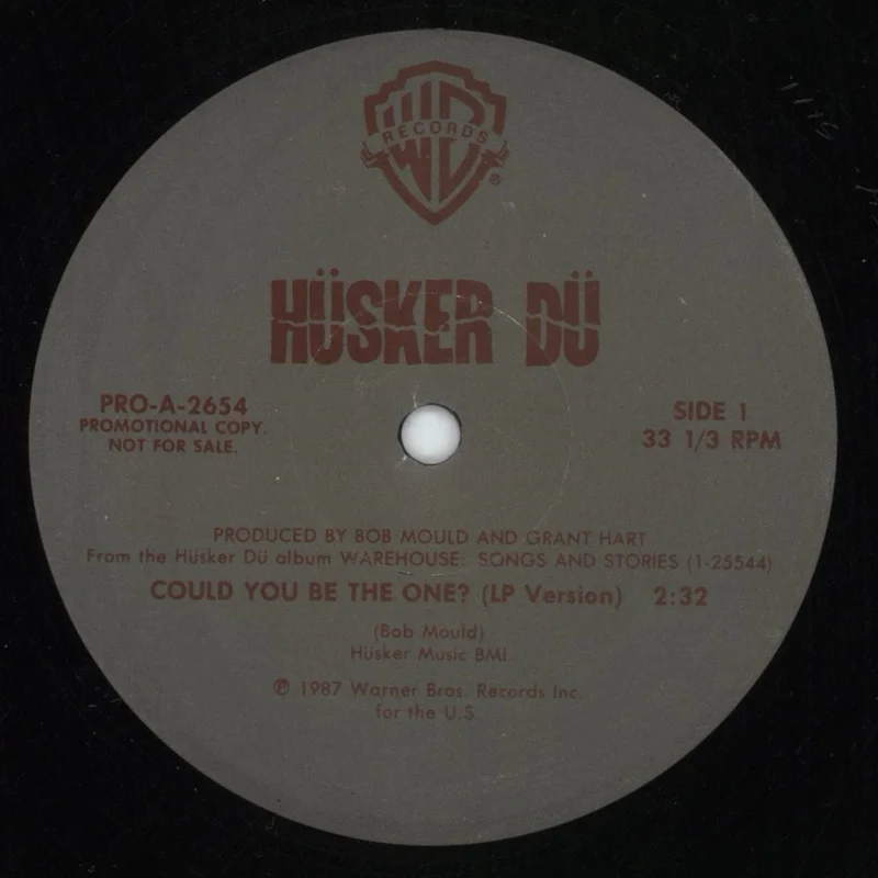Husker Du Could You Be The One US Promo 12" vinyl