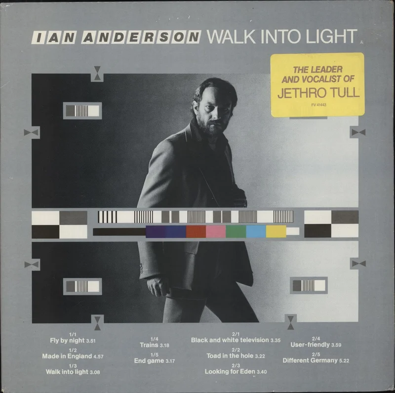 Ian Anderson Walk Into Light US Promo Vinyl LP