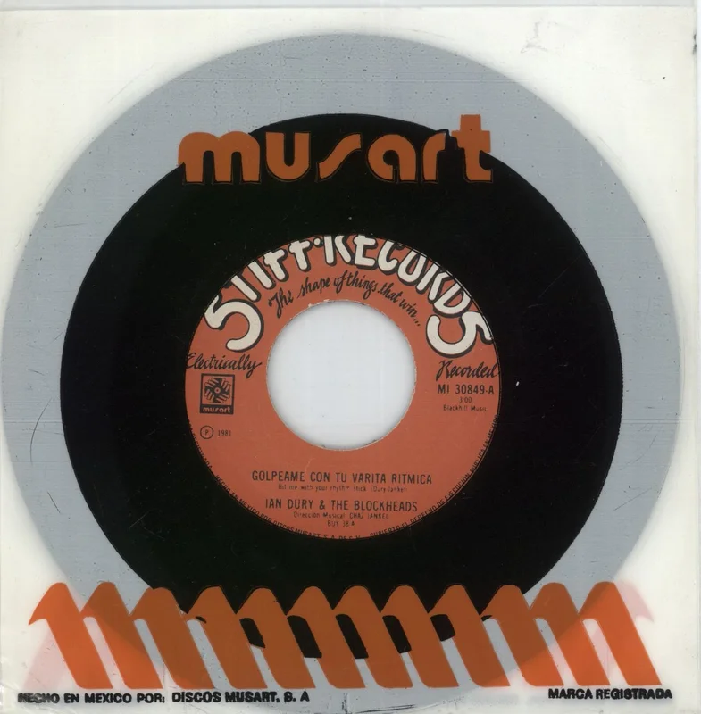 Ian Dury Golpeame Con Tu Varita Ritmic Mexican 7" vinyl