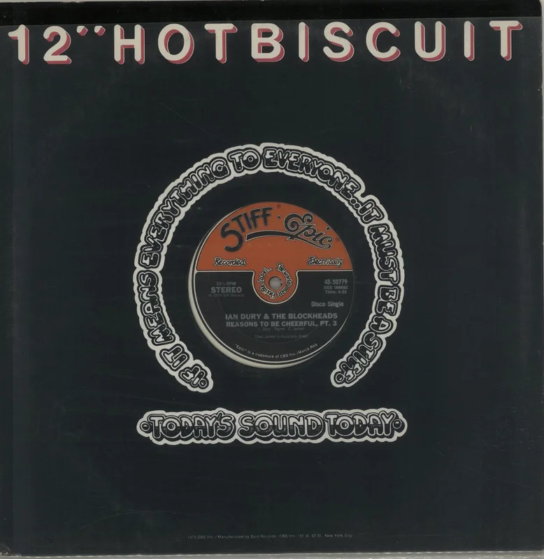 Ian Dury Reasons To Be Cheerful Pt. 3 US 12" vinyl