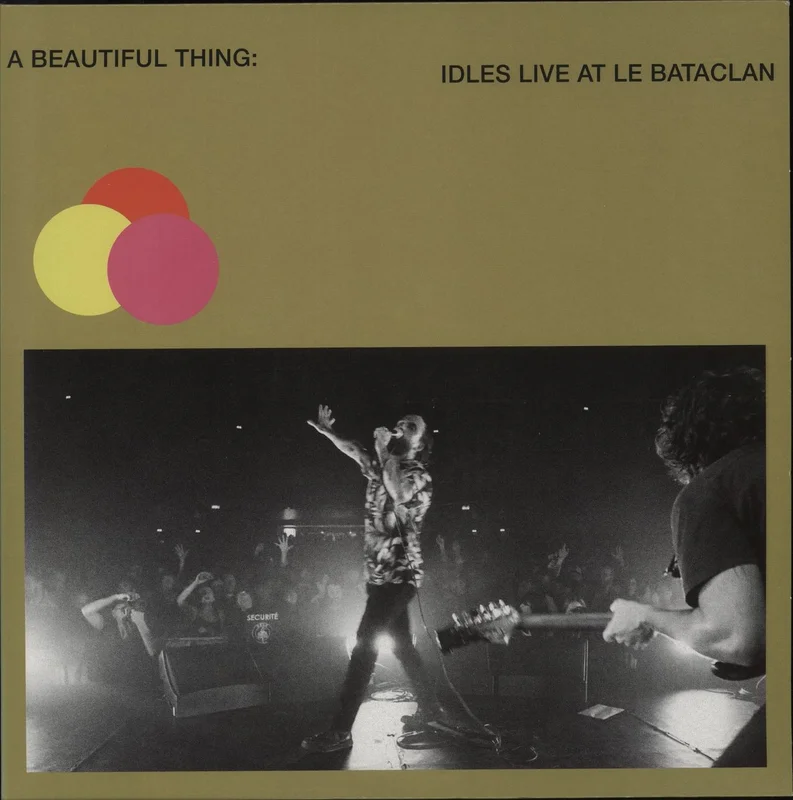 Idles A Beautiful Thing: Idles Live At Le Bataclan - Lime Green Vinyl + Green Sleeve UK 2-LP vinyl set