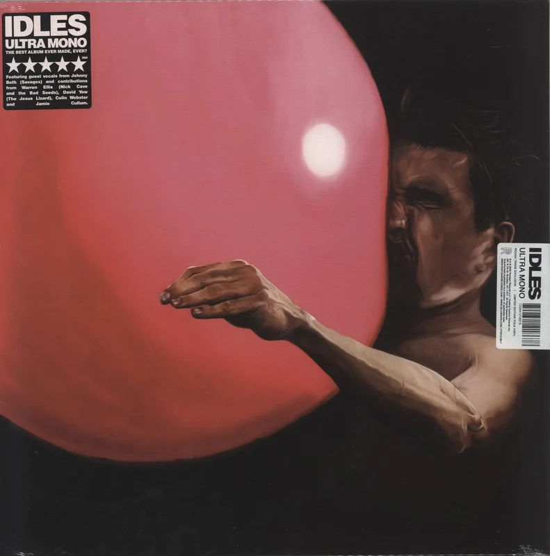Idles Ultra Mono - Clear w/ Black Yolk - Sealed UK Vinyl LP