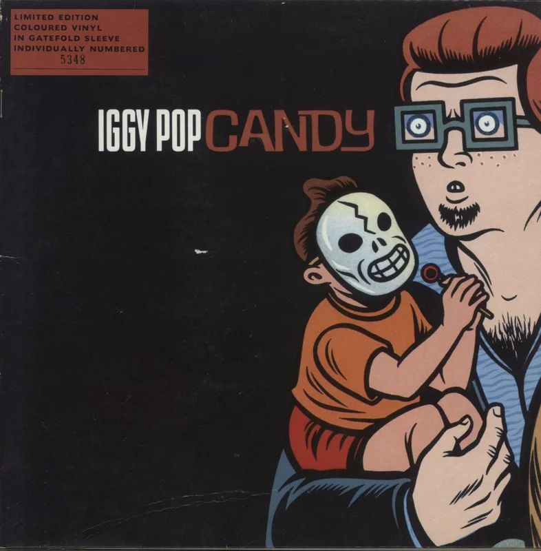 Iggy Pop Candy - Red Vinyl - EX UK 10" vinyl