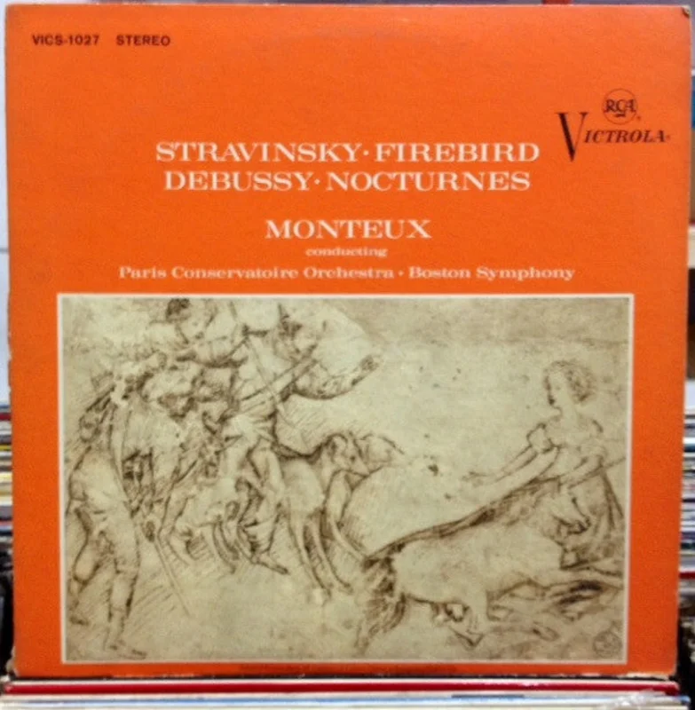 Igor Stravinsky, Claude Debussy, Pierre Monteux, Orchestre De La Socit Des Concerts Du Conservatoire, Boston Symphony Orchestra - Firebird / Nocturnes