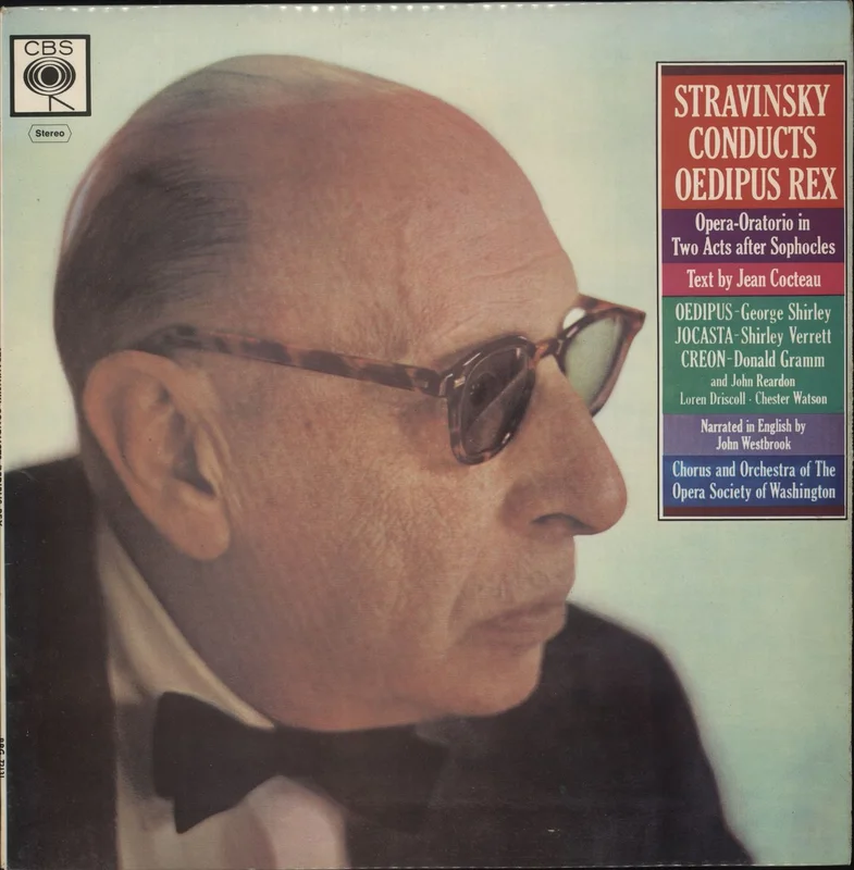 Igor Stravinsky Oedipus Rex UK Vinyl LP