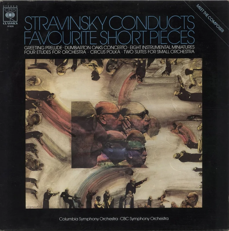 Igor Stravinsky Stravinsky Conducts Favorite Short Pieces UK Vinyl LP