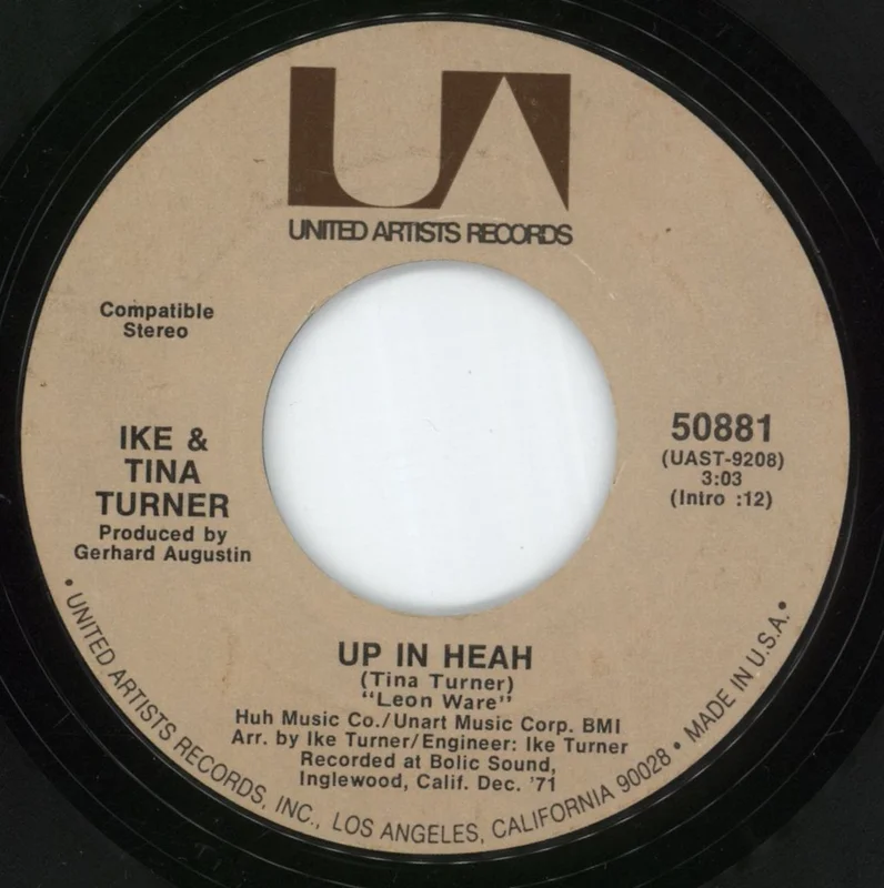 Ike & Tina Turner Up In Heah US 7" vinyl