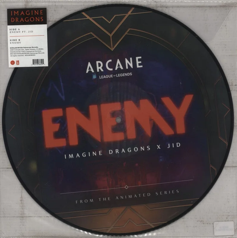 Imagine Dragons Enemy US 12" picture disc