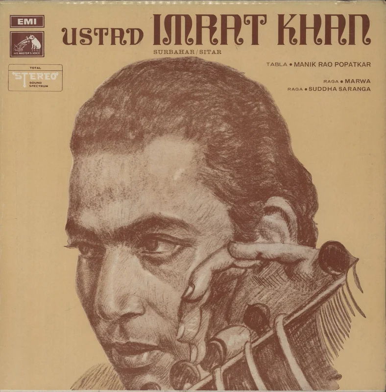 Imrat Khan Surbahar / Sitar Indian Vinyl LP