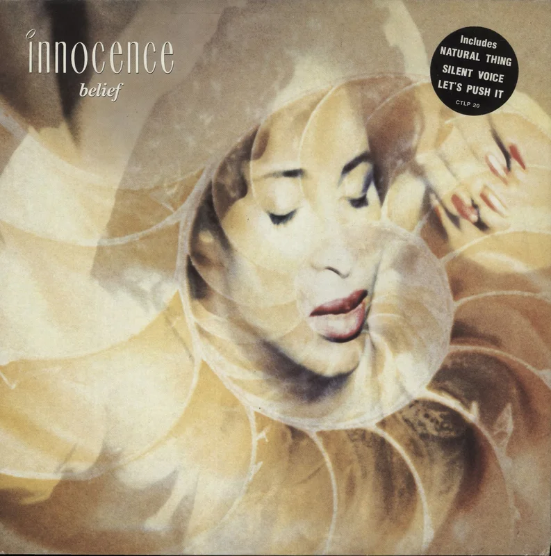 Innocence Belief - Song Hype Stickered Sleeve UK Vinyl LP