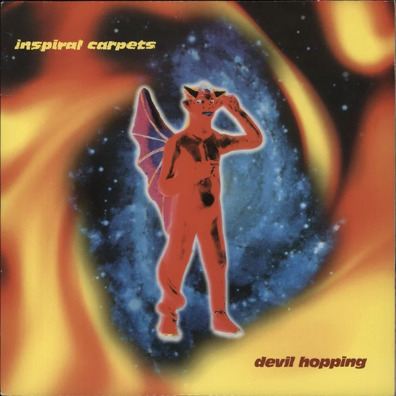 Inspiral Carpets Devil Hopping + Red Vinyl 10" UK Vinyl LP