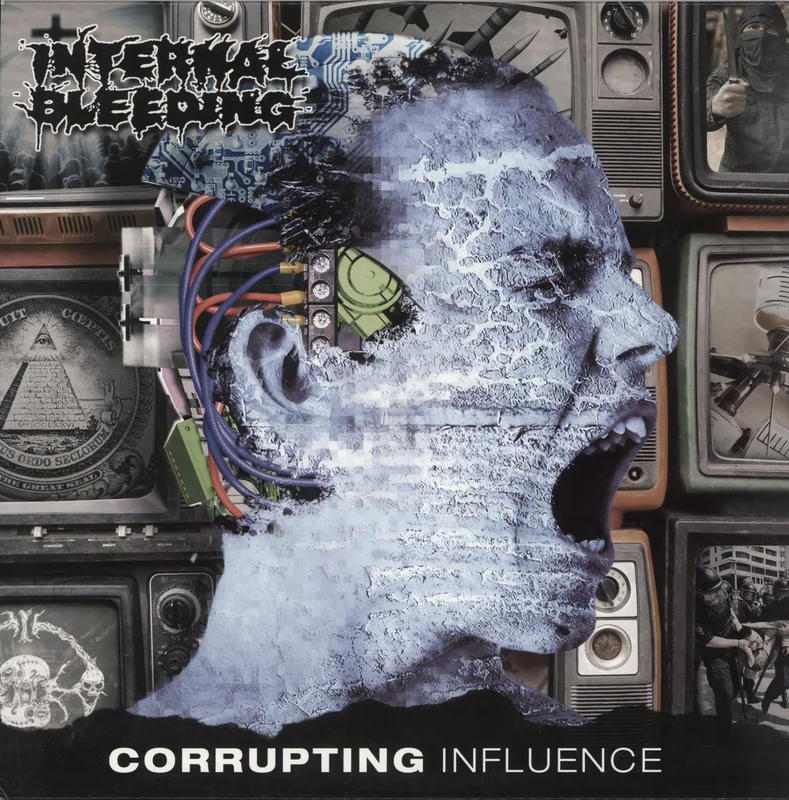 Internal Bleeding Corrupting Influence - Blue Vinyl US Vinyl LP