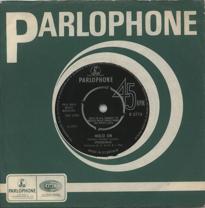 Ipsissimus Hold On - EX UK 7" vinyl
