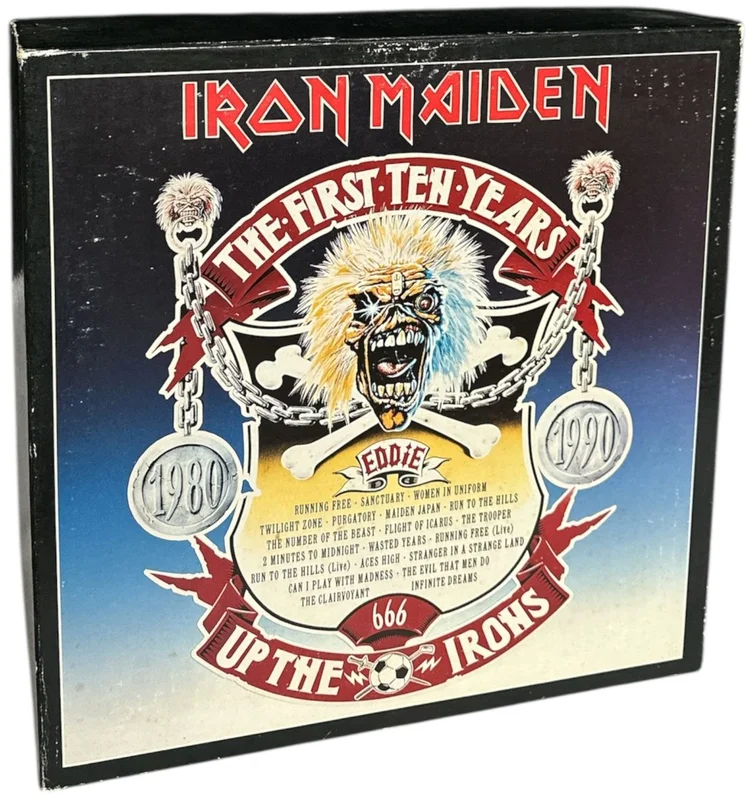 Iron Maiden The First Ten Years Box 1980-1990 - VG Box UK Vinyl box set