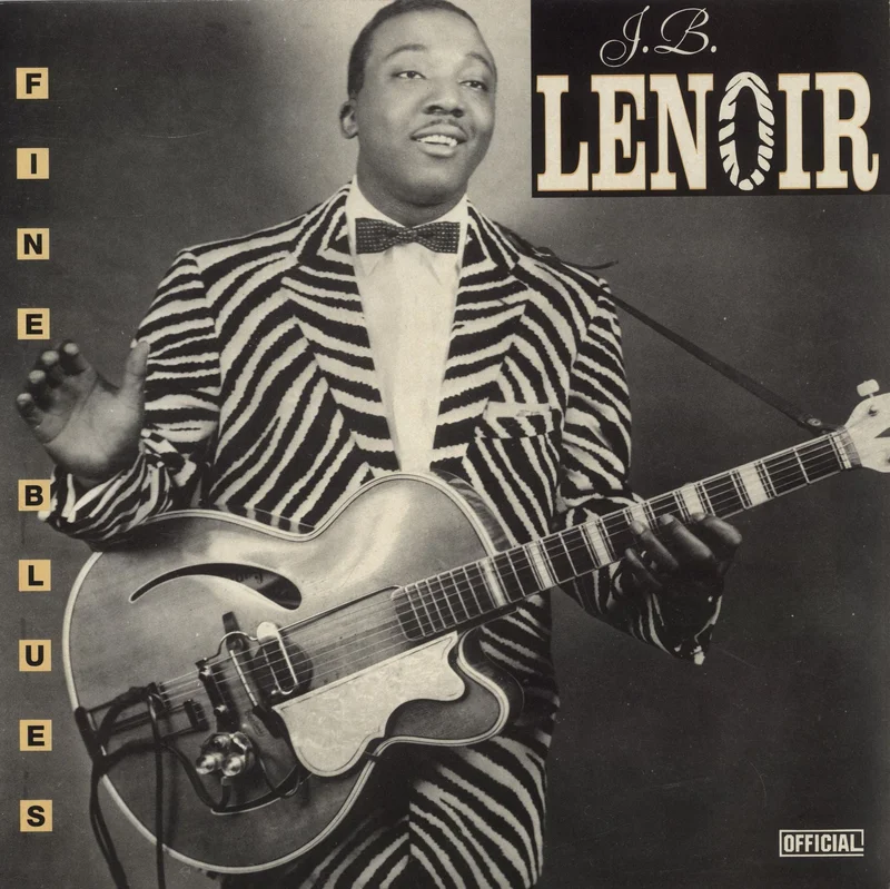 J B Lenoir Fine Blues Danish Vinyl LP