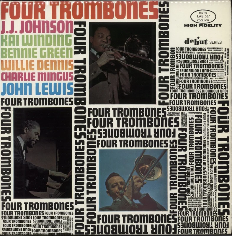 J.J. Johnson & Kai Winding Four Trombones UK Vinyl LP