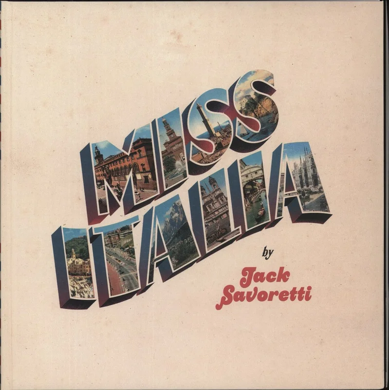 Jack Savoretti Miss Italia - Autographed Postcard UK Vinyl LP