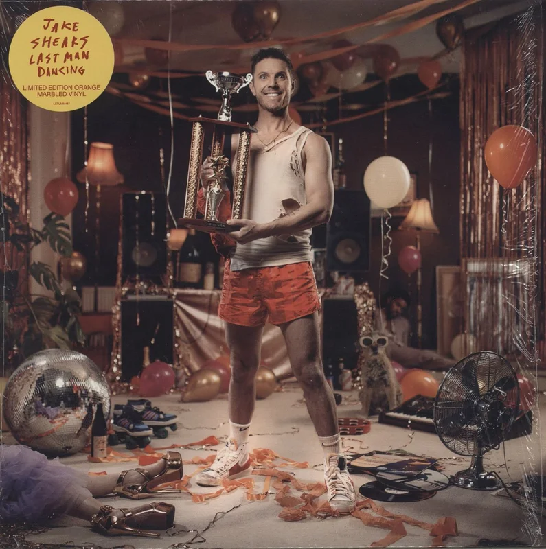 Jake Shears Last Man Dancing - Orange Vinyl UK Vinyl LP