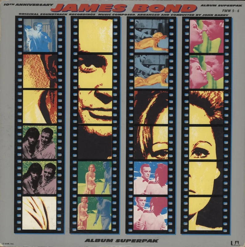 James Bond 10th Anniversary James Bond Superpak Japanese Promo 2-LP vinyl set
