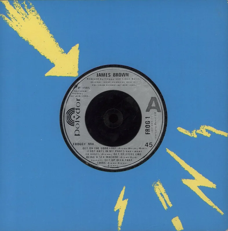 James Brown Froggy Mix UK 7" vinyl