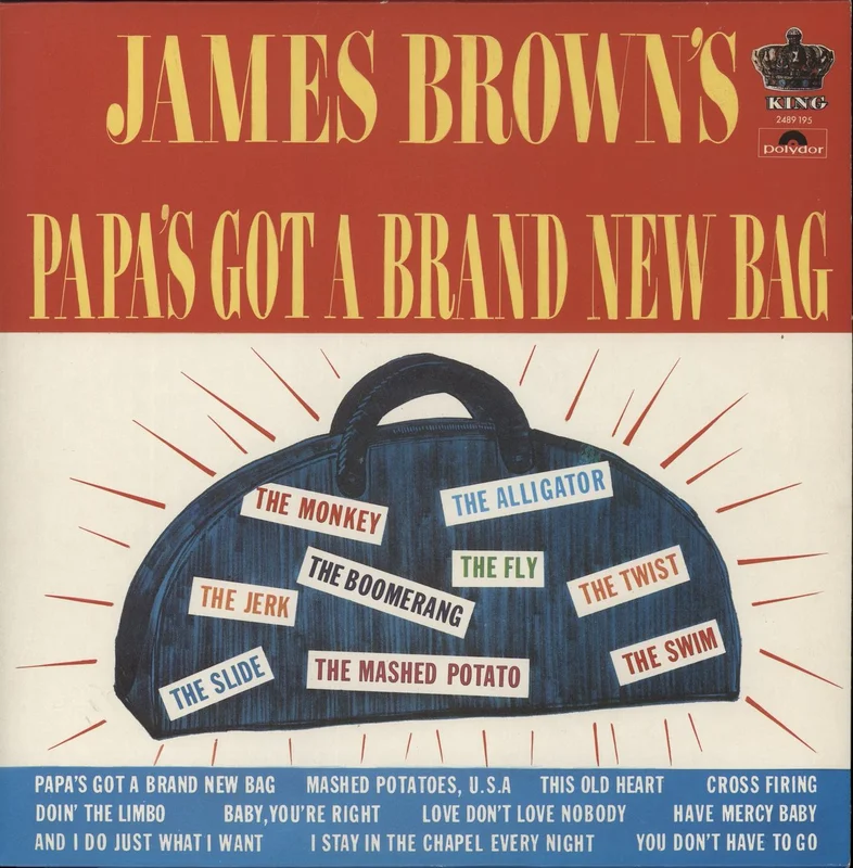 James Brown Papa's Got A Brand New Bag French Vinyl LP