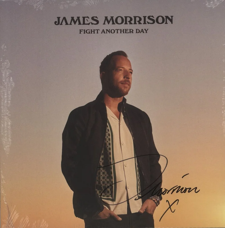 James Morrison Fight Another Day - Red Vinyl + Signed Sleeve - Sealed UK Vinyl LP