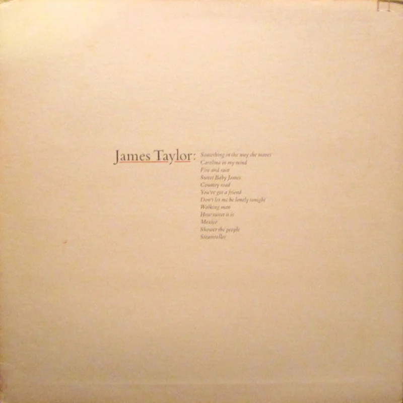 James Taylor - James Taylor's Greatest Hits