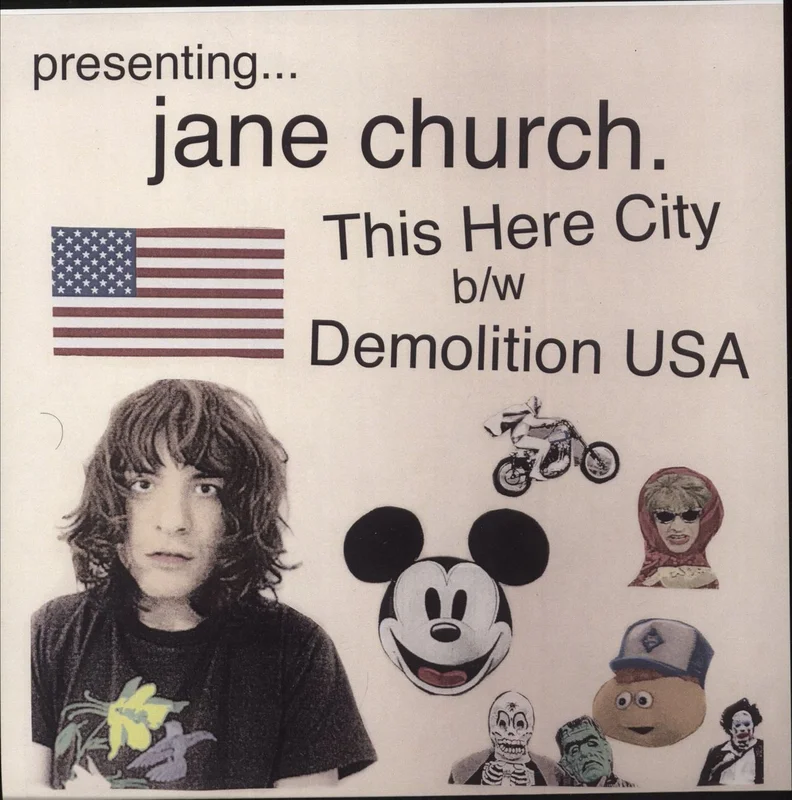 Jane Church Presenting... - Hand Poured Coloured Vinyl US 7" vinyl