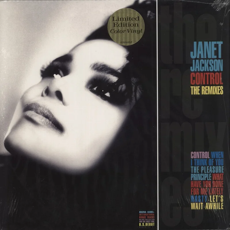 Janet Jackson Control: The Remixes US 2-LP vinyl set