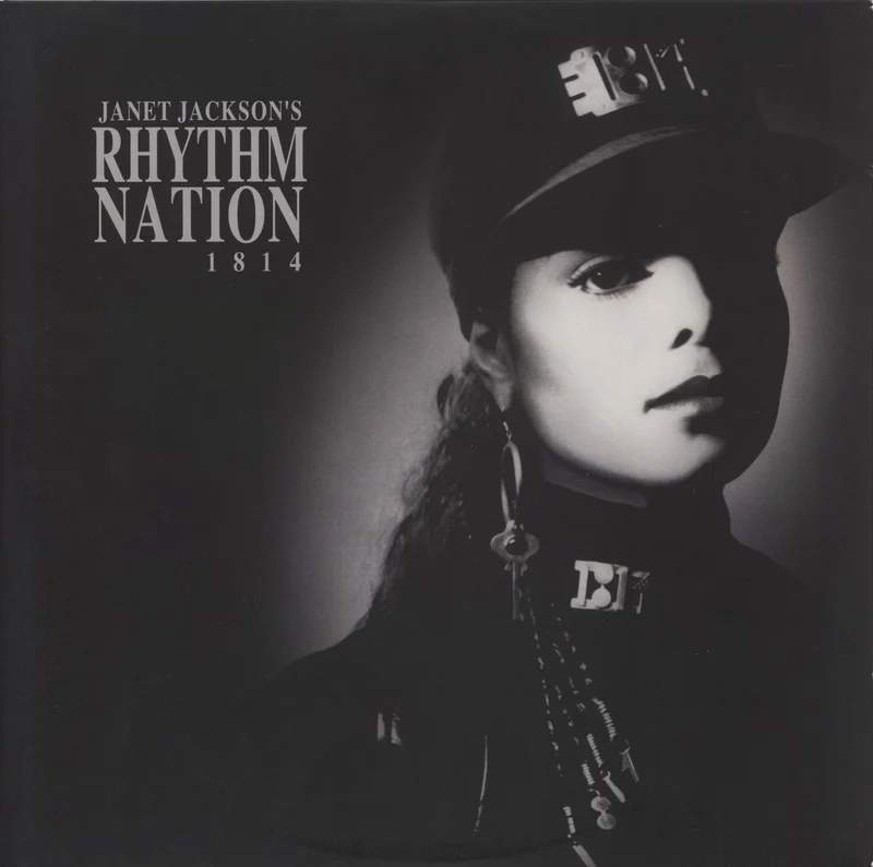 Janet Jackson Rhythm Nation 1814 - Silver Vinyl US 2-LP vinyl set