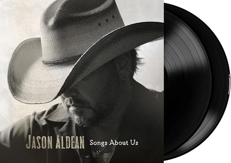 Jason Aldean Songs About Us - Black Vinyl - Sealed UK 2-LP vinyl set