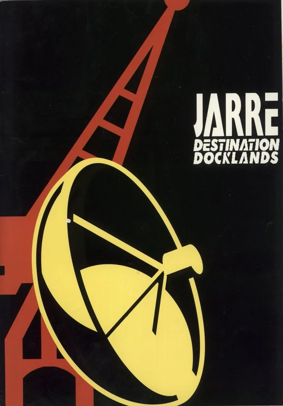 Jean-Michel Jarre Destination Docklands + 2 Ticket Stubs UK Tour programme