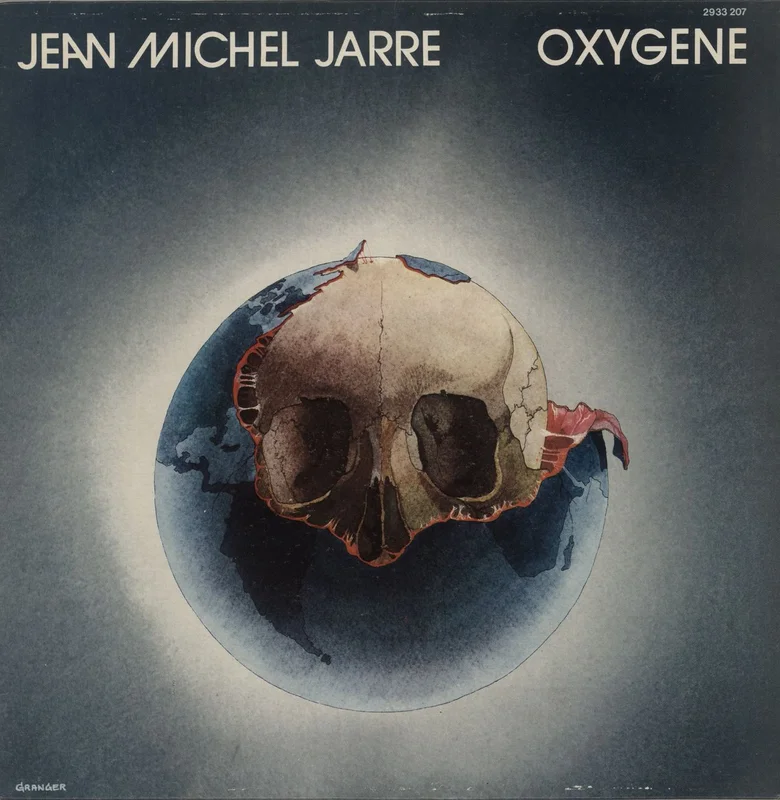 Jean-Michel Jarre Oxygene - Label variation French Vinyl LP
