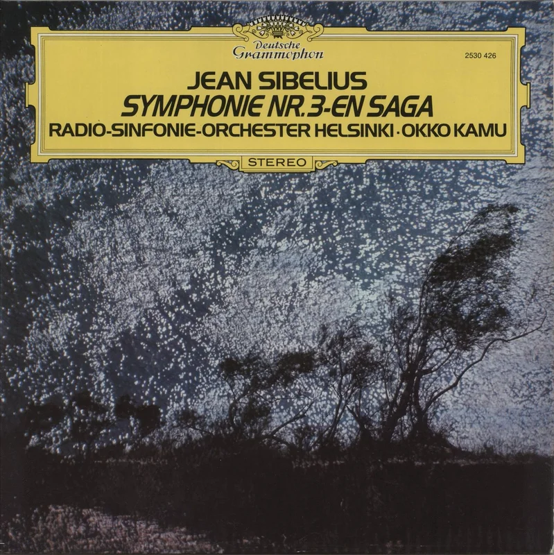 Jean Sibelius Sibelius: Symphonie Nr. 3 / En Saga UK Vinyl LP