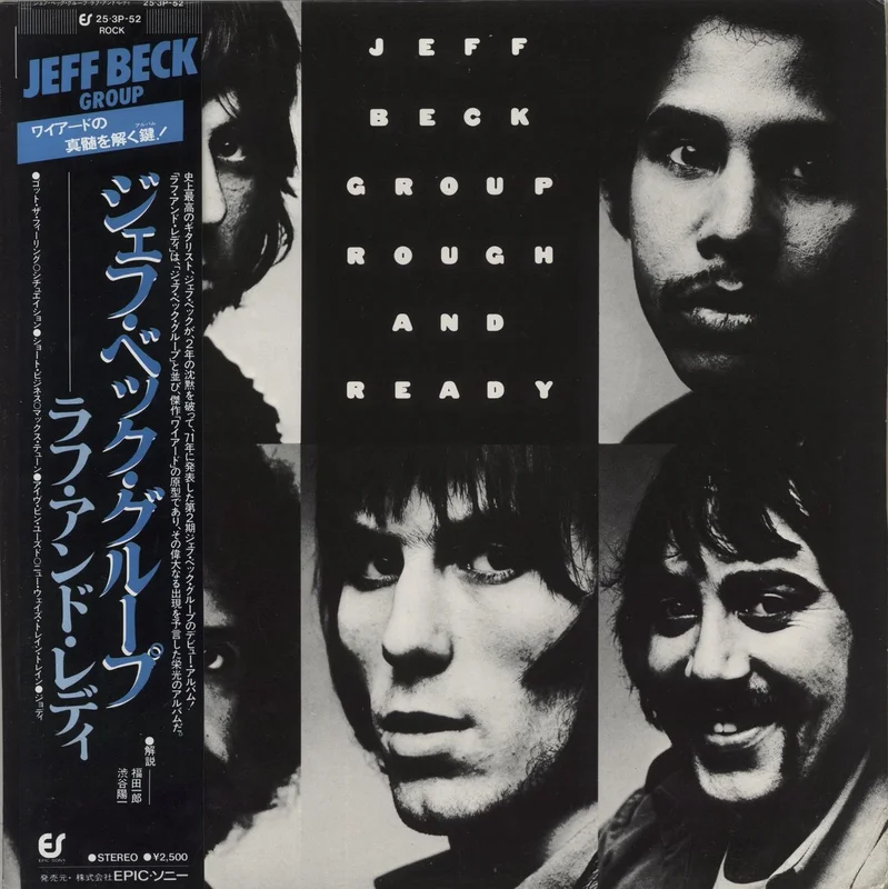 Jeff Beck Rough And Ready Japanese Vinyl LP